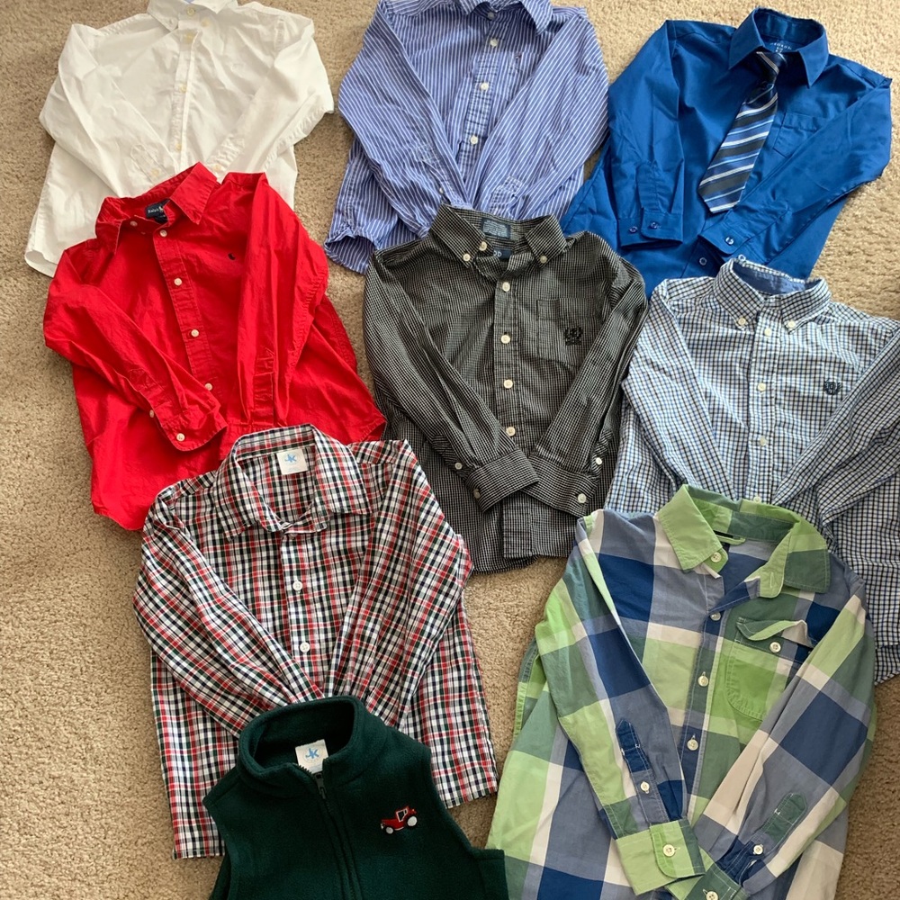 Boys size 7 shirts.